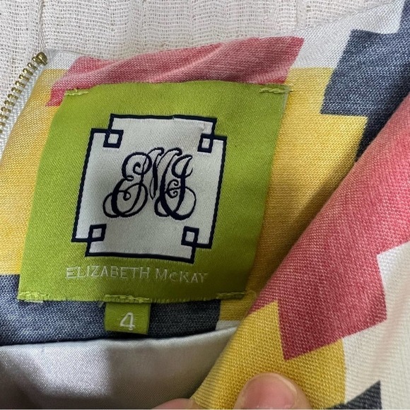 Elizabeth McKay Multicolor Dress size 4 - Picture 5 of 7